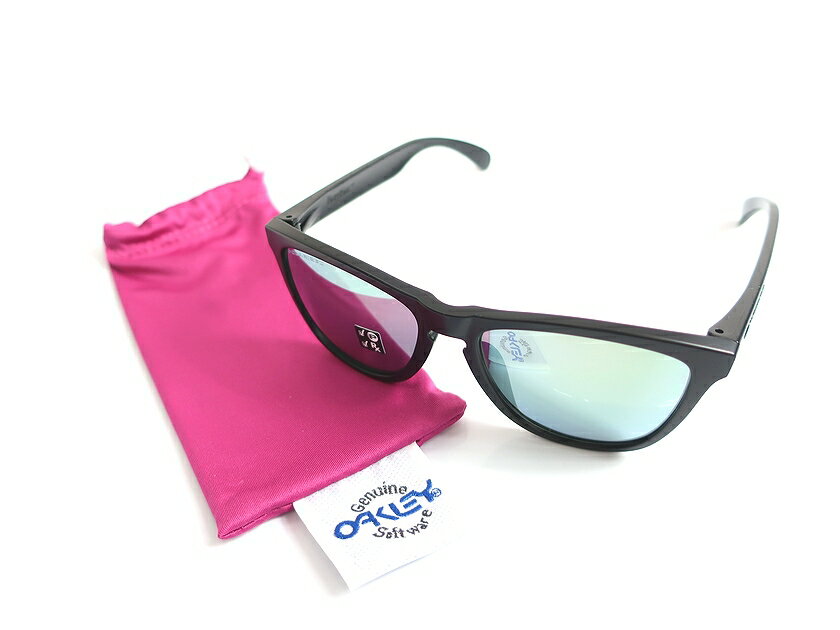 【楽天SPセール特価！！】OAKLEY オークリー FROGSKINS フロッグスキン サングラス ウェリントン 偏光レンズ 9245-43 黒緑 国内正規品▲087▼90503k08