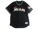 Majestic マジェスティック MLB メジャーリーグ ベースボール マイアミマーリンズ ICHIRO イチロー選手 51 オーセンティックユニフォーム 野...