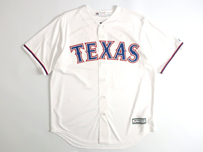 Majestic マジェスティック MLB メジャーリーグ ベースボール Texas Rangers テキサスレンジャーズ COOL BASE DARVISH ダルビッシュ有選手 11 HOME プレイヤー レプリカ ユニフォーム 野球 定1…