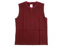 SToL ストル 日本製 Sound Track Of Life Pullover Vest ジップ付 ダンボールニット プルオーバー ベスト ノースリーブ 定2.2万 バーガンディ S-01 M-02 L-03▲020▼00513k04