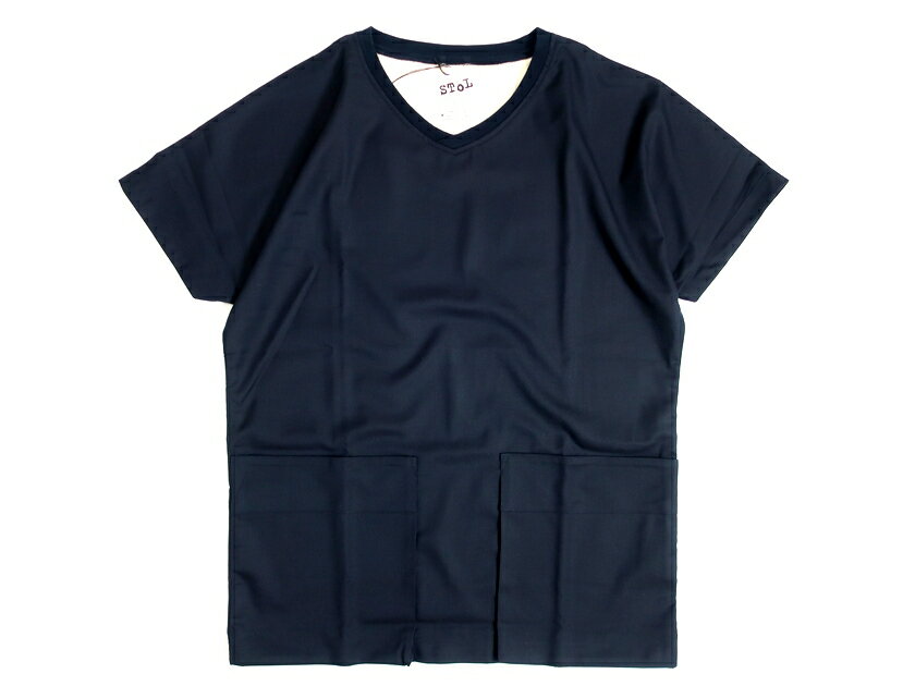 SToL ストル 日本製 Sound Track Of Life Dolman Sleeve T-Shirt ビッグポケット付 シャークスキン素材..
