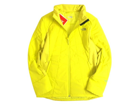THE NORTH FACE ザ ノースフェイス ホワイトレーベル VX ACTIVE 中綿 フリース 切替 ストレッチ ジップアップ ジャケット ブルゾン ネオンイエロー L-01 XL-02 ▲098▼91210k02
