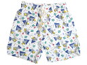 arrels アレルズ LONG SWIM SHORTS BLUE MIAMI VICE × CAMILLE WALALA 総柄 スイムショーツ 水着 定2.1万 ホワイト M-01 L-02▲020▼01013k04