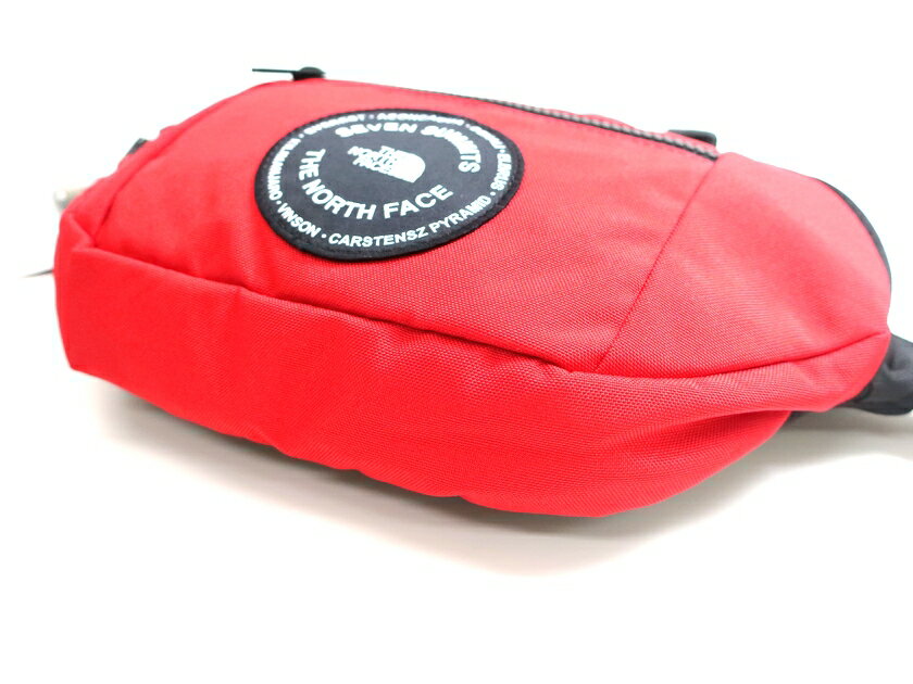 THE NORTH FACE ノースフェイス セブンサミット SEVEN SUMMITS SIMPLE HIPSACK ロゴワッペン シンプルヒップサック ウエストポーチ ボディバッグ レッド▲030▼01014k11