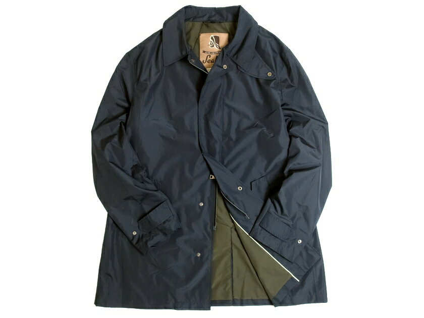 Sealup シーラップ イタリア製 撥水 Hurricane ステンカラーコート ネイビー 56▲150▼01027k03のサムネイル