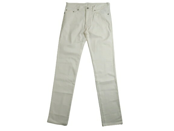 Calvin Klein カルバンクライン CK 日本製 コットン ストレッチ デニムパンツ 定1.9万 ホワイト 32-01 33-02▲030▼01201k11