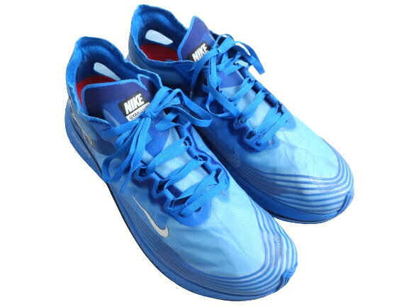 美品 NIKE ナイキ ZOOM FLY SP GYAKUSOU ギャクソウ UNDERCOVER スニーカー ランニングシューズ 定2万 ブルー 29▲050▼10126k01