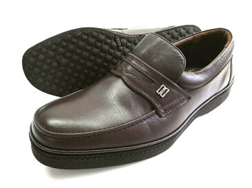 【楽天SPセール特価!!】DAKS LONDON ダックス 日本製 本革 レザー 軽量 コイン ローファー スリッポン 革靴 DA2150 ブラウン 25▲032▼10310k20