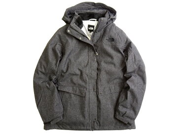 THE NORTH FACE ノースフェイス HYVENT DWR EXCELLOFT 3way 中綿入りフルライナー付き マウンテンパーカー ウィンドブレーカー ブルゾン NFJ2YG80 レディース チャコールグレー 95(L)▲106▼10602k09
