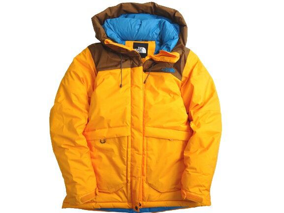 ザ・ノース・フェイス ダウンジャケット レディース THE NORTH FACE ノースフェイス HYVENT SUPER PREMIUM GOOSE DOWN使用 DWR リップストップナイロン フーデッド ダウンジャケット レディース NFJ1DF86 定5.2万 オレンジ ブラウン 85(M) 90(L) 95(XL)▲115▼10607k02