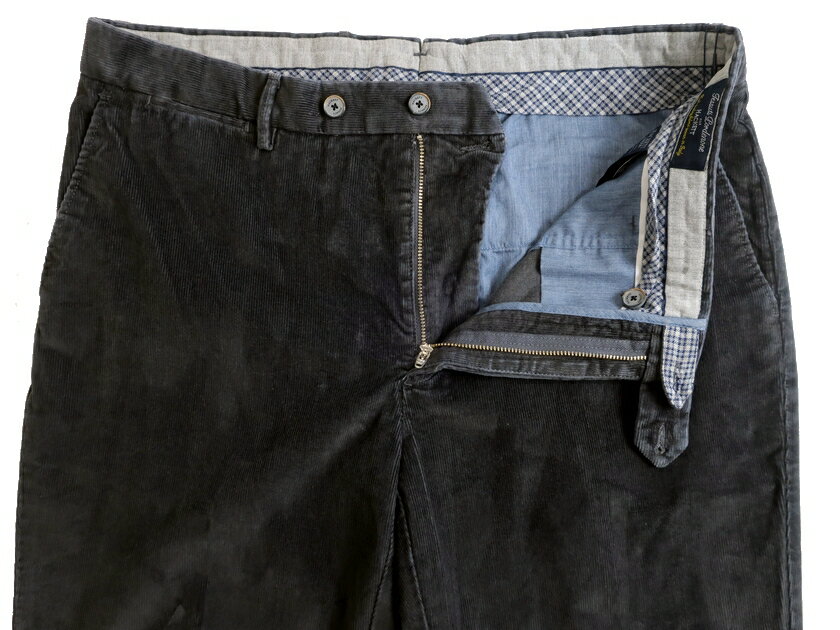 HACKETT LONDON ハケット ロンドン ASHBY CHINO 細畝 ストレッチ コーデュロイパンツ HM211525 定2.3万 ダークグレー 36L-01 42R-02▲015▼10617k08