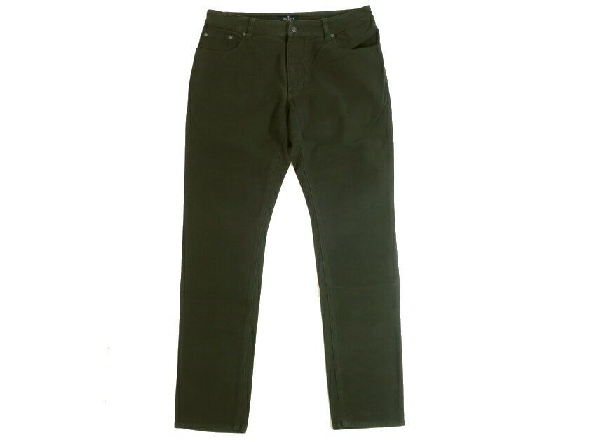 HACKETT LONDON ハケット ロンドン メランジウール調 フランネル 5ポケット コットンストレッチパンツ HM211304L 定2.1万 オリーブ 34-01 40-02▲014▼10621k09