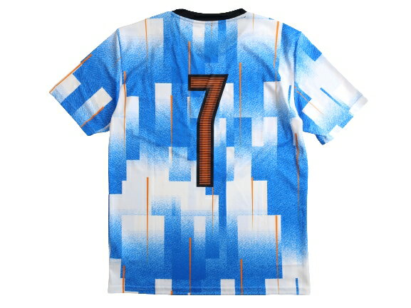 PUMA プーマ CITY PACK NEW YORK 総柄 ストレッチ 半袖 Tシャツ ユニフォーム ウエア サッカー フットサル 656692 ブルー ホワイト M▲010▼11005k01セール サッカー 用品 セール