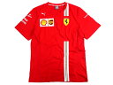 PUMA SCUDERIA FERRARI プーマ フェラーリ ボールドストライプ フラッグプリント 半袖 チーム Tシャツ 763033 レッド XS-04 S-05 M-01 L-02 XL-03▲010▼11007k12