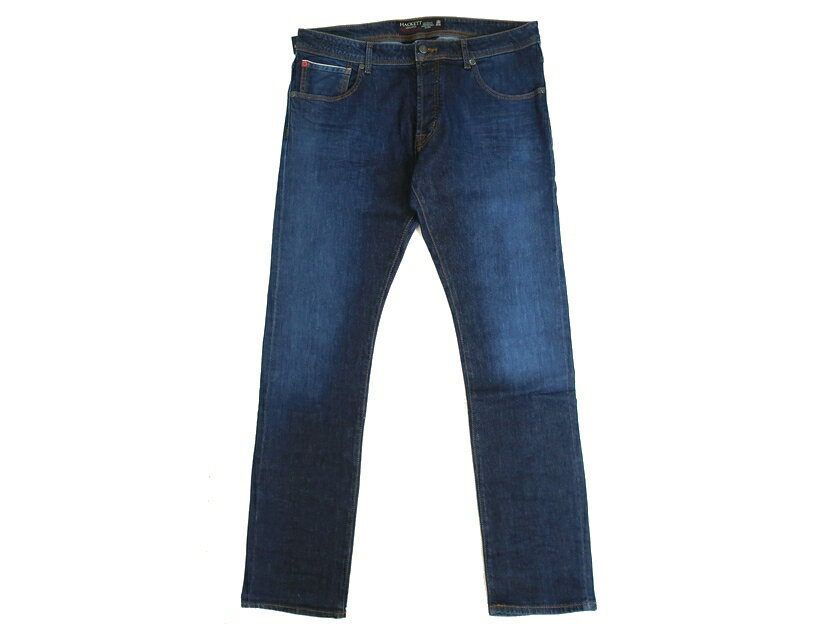 HACKETT LONDON ハケット ロンドン Bespoke Denim STRETCH SELVEDGE コットン ストレッチ セルビッチ デニムパンツ HM211208L 定2.6万 デニムブルー 38▲017▼11101k10