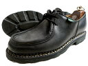 中古 Paraboot パラブーツ フランス製 本革 MICHAEL カーフレザー レースアップ ブーツ 革靴 715604 定7.1万 ブラック 42▲300...