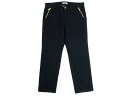 中古 MARK & LONA マーク&ロナ ゴルフ スカル ウールライク スタープリント コットンストレッチパンツ ML-16W-T14A ネイビー XL▲▼11202k07(4)