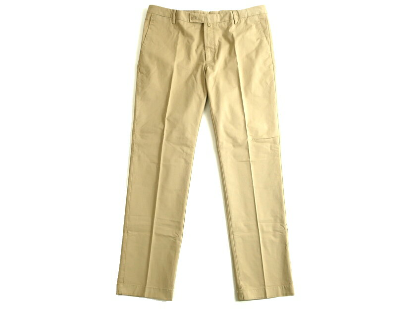 HACKETT LONDON ハケット ロンドン STRETCH TWILL CHINO コットン混 綿 ノータック チノパン スラックス パンツ HM210872L 定1.6万 ハケットカーキ 38▲011▼20216k16