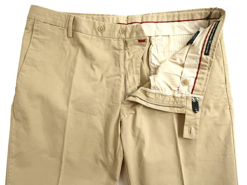 HACKETT LONDON ハケット ロンドン STRETCH TWILL CHINO コットン混 綿 ノータック チノパン スラックス パンツ HM210872L 定1.6万 ハケットカーキ 38▲011▼20216k16 2