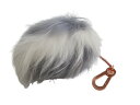 Karl Donoghue カールドノヒュー イタリア製 RACOON FUR POM BAG CHARM ラクーンファー バッグチャーム RFPKRW7 定1.8万 グレー ONE▲017▼20301k20