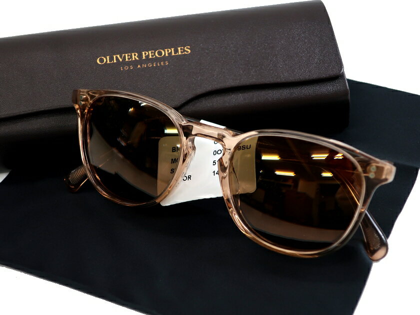 OLIVER PEOPLES オリバーピープルズ イタリア製 Finley Esq Sun ボストンウエリントン サングラス メガネ 眼鏡 定3.5万 ピンクゴールド▲080▼20328k05