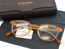 OLIVER PEOPLES オリバーピープルズ 日本製 Fairmont-J ボストンフレーム サングラス メガネ 眼鏡 定3万 オレンジ▲080▼20328k09(4)