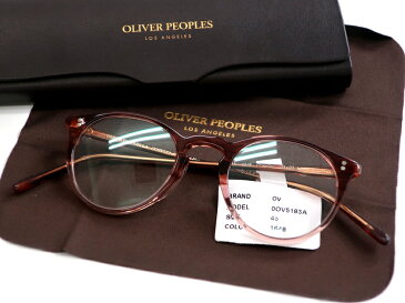 OLIVER PEOPLES オリバーピープルズ イタリア製 O'MALLEY ボストンフレーム サングラス メガネ 眼鏡 OV5183A 定3.1万 ピンクゴールド▲080▼20328k15