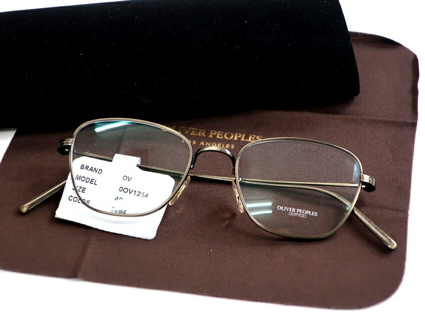 OLIVER PEOPLES オリバーピープルズ イタリア製 SULIANE メタルフレーム メガネ 眼鏡 OV1254 定3.9万 ▲080▼20328k22
