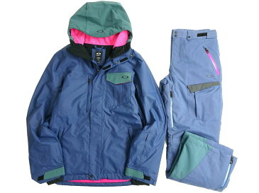 OAKLEY オークリー PERFORMANCE FIT DIVISION EVO INSULA JKT 2L 10K REGULATOR INSULA 2L 10K PANT 中綿素材THINSULATE 2レイヤージャケット パンツ スノボウェア セットアップ 412786 422602 定5.6万 ネイビー グリーン M-01 L-02▲141▼20418k14