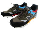 NEW BALANCE ニューバランス NB 英国製 M577UCT ENCAP CORDURA ピッグスキンスウェードレザー ナイロンメッシュ切替 トレイルランニングシューズ スニーカー 靴 1053106 定3万 ブラック ブルー 25.5-01 26.5-02 27.5-03 28.5-04▲070▼20518k04