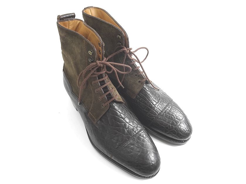 Napolitano Rachele ナポリターノラケーレ イタリア製 グッドイヤーウェルテッド製法 vibramソール エレファントレザー 本革 スウェード レザーシューズ ブーツ 革靴 79099 ブラック ダークブラウン 6.5-01 7-02 7.5-03▲280▼20228s09