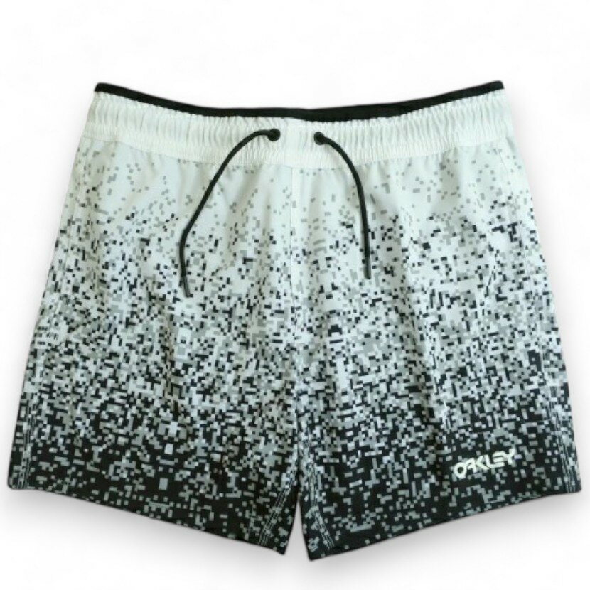 【中古】【新古品・未使用品】OAKLEY オークリー CUSTOM FIT BEACH PIXEL MIND 16 INCHES ハイパワーストレッチ ボードシ...