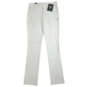 【中古】【新古品・未使用品】adidas GOLF アディダス ゴルフ EX STRETCH ACTIVE スリーストライプ テーパード ストレッチ ゴルフパンツ NMJ86 定価1万 ホワイト 82-01 85-02 88-03▲029▼40307k07(4)