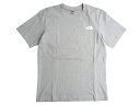 THE NORTH FACE ザ ノースフェイス コットン100% クルーネック 半袖 Tシャツ NT7UN04D グレー 85/XS-01 90/S-02 95/M-03 100/L-04 ▲047▼30424s01