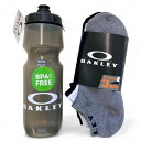 【中古】【新古品・未使用品】OAKLEY オークリー ワンポイントロゴ アンクル丈 ショート丈 スポーツソックス 靴下3足セット 23-25cm ウォーターボト...