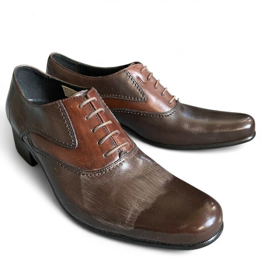 【訳あり品】KATHARINE HAMNETT LONDON キャサリン ハムネット アンティーク調仕上げ 本革 マッケイ製法 プレーントゥ ビジネスシューズ レザーシューズ サドルシューズ 革靴 定価2.2万 31442 ブラウン 25 アッパー変色スレ ▲000▼50822s03 【中古】【新古品・未使用品】 【訳あり品】KATHARINE HAMNETT LONDON キャサリン ハムネット アンティーク調仕上げ 本革 マッケイ製法 プレーントゥ ビジネスシューズ レザーシューズ サドルシューズ 革靴 定価2.2万 31442 ブラウン 25 アッパー変色スレ ▲000▼50822s03 【中古】【新古品・未使用品】