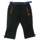 Karrimor カリマー NEONIX ベルト付 ストレッチ クロップド トレッキングパンツ 登山 レディース 1KAHPM302 ブラック 69 71▲01...