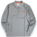 Columbia Sportswear コロンビア スポーツウェア アウトドアウェア 吸水速乾×体温調節 長袖 ポロシャツ カットソー YMG004 グレー×オレンジ 90(S)-01 115(3XL)-02 120(4XL)-03▲005▼30524h08(4)
