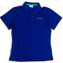 Columbia Sportswear コロンビア スポーツウェア 吸水速乾×体温調節 半袖 ポロシャツ カットソー アウトドアウェア レディース YLG004 ネイビー×グリーン 95(M)-01 100(L)-02 105(XL)-03▲005▼30529h02