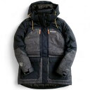 Columbia Sportswear コロンビア OMNI-WIND メランジ調切替 フード付 ナイロン ジップアップ ダウンジャケット レディース CU3YLG001 ブラック チャコールグレー 85(XS)-01 90(S)-02 105(XL)-03▲031▼30719k09