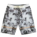 roial ロイアル タイダイ 総柄 ストレッチ ボードショーツ サーフパンツ 水着 BS109 ブラック 28 30 32▲007▼20524k17