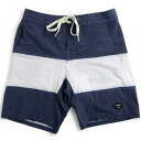 roial Rokx ロイアル ロックス ボーダー コットン混 ストレッチ ボードショーツ サーフパンツ 水着 BS133 定1万 ネイビー 28-01 30-02▲007▼20524k25