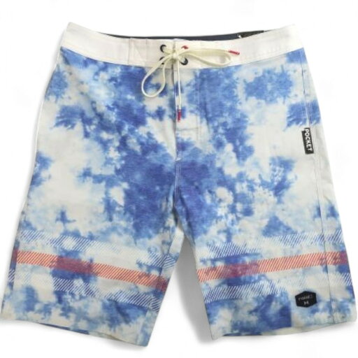 roial ロイアル タイダイ 総柄 ストレッチ ボードショーツ サーフパンツ 水着 BS109 ブルー 28 30 32▲007▼20524k18 roial ロイアル タイダイ 総柄 ストレッチ ボードショーツ サーフパンツ 水着 BS109 ブルー 28 30 32▲007▼20524k18