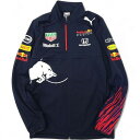 【中古】【新古品・未使用品】PUMA RedBull RACING プーマ レッドブル レッドブルコレクション アスレチックカット×裏起毛フリース スタンドカラー ソフトシェルジャケット チームブルゾン 763106 01 定価2.4万 ネイビー XS▲040▼10921r14