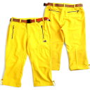 Karrimor カリマー NEONIX ベルト付 ストレッチ クロップド トレッキング パンツ 短パン 登山 1KAHPM302 イエロー 69 74 79▲010▼20825k04