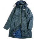 【中古】【新古品・未使用品】THE NORTH FACE ノースフェイス W'S VX WOOL COAT DWR ダブルジップ フーデッド 中綿入り キルティ...