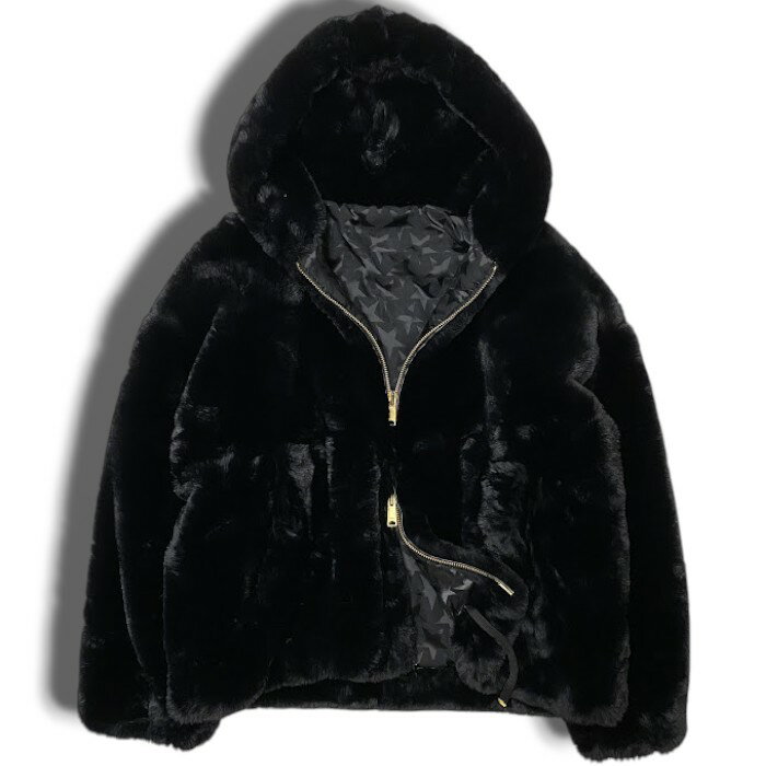 【超美品】【中古】FR(13)NDS フレンズ ROYAL FLASH FAKE FUR HOOD BLOUSON オーバーサイズシルエット ..