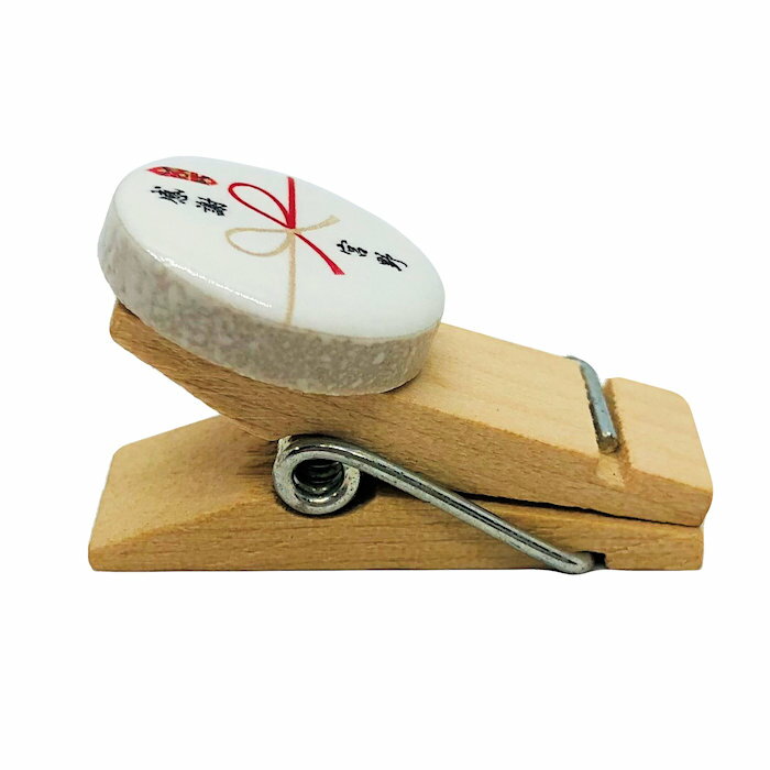 のしクリップ【木製クリップ5個】プチギフト 名入れ かわいい お祝い 記念品 プレゼント オリジナル 誕生日 父の日 母の日 結婚式 記念日 退職 贈り物 ウッ...