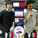 TOMMY HILFIGER トミー ヒルフィガー Tシャツ メンズ 半袖 コットン100% 綿100 レディース ユニセックス Vネック クルーネック ロゴ ワ..