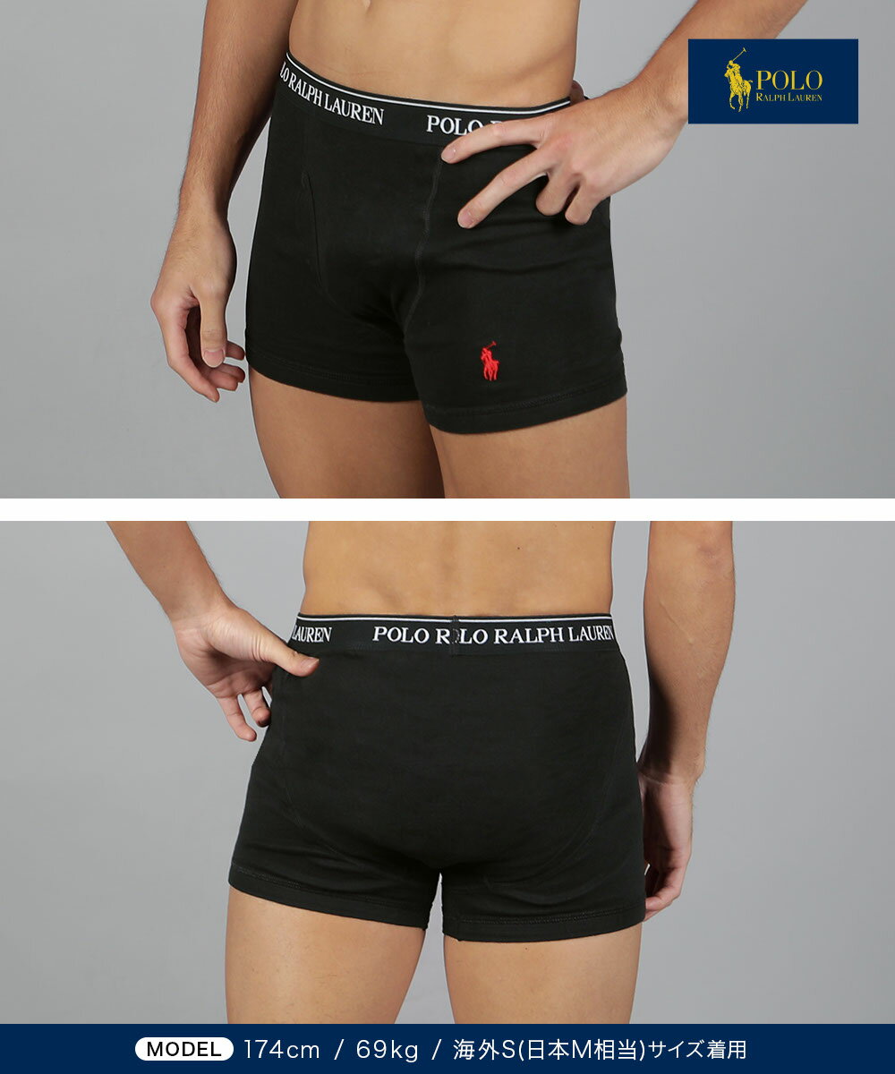 ポロ ラルフローレン ボクサーパンツ メンズ 【3枚セット】POLO RALPH LAUREN アンダーウェア 下着 前開き 綿100％ 綿混 コットンストレッチ 無地 ボーダー ストライプ ドット ブランド 男性 紳士 プレゼント プチギフト 誕生日プレゼント 彼氏 父 息子
